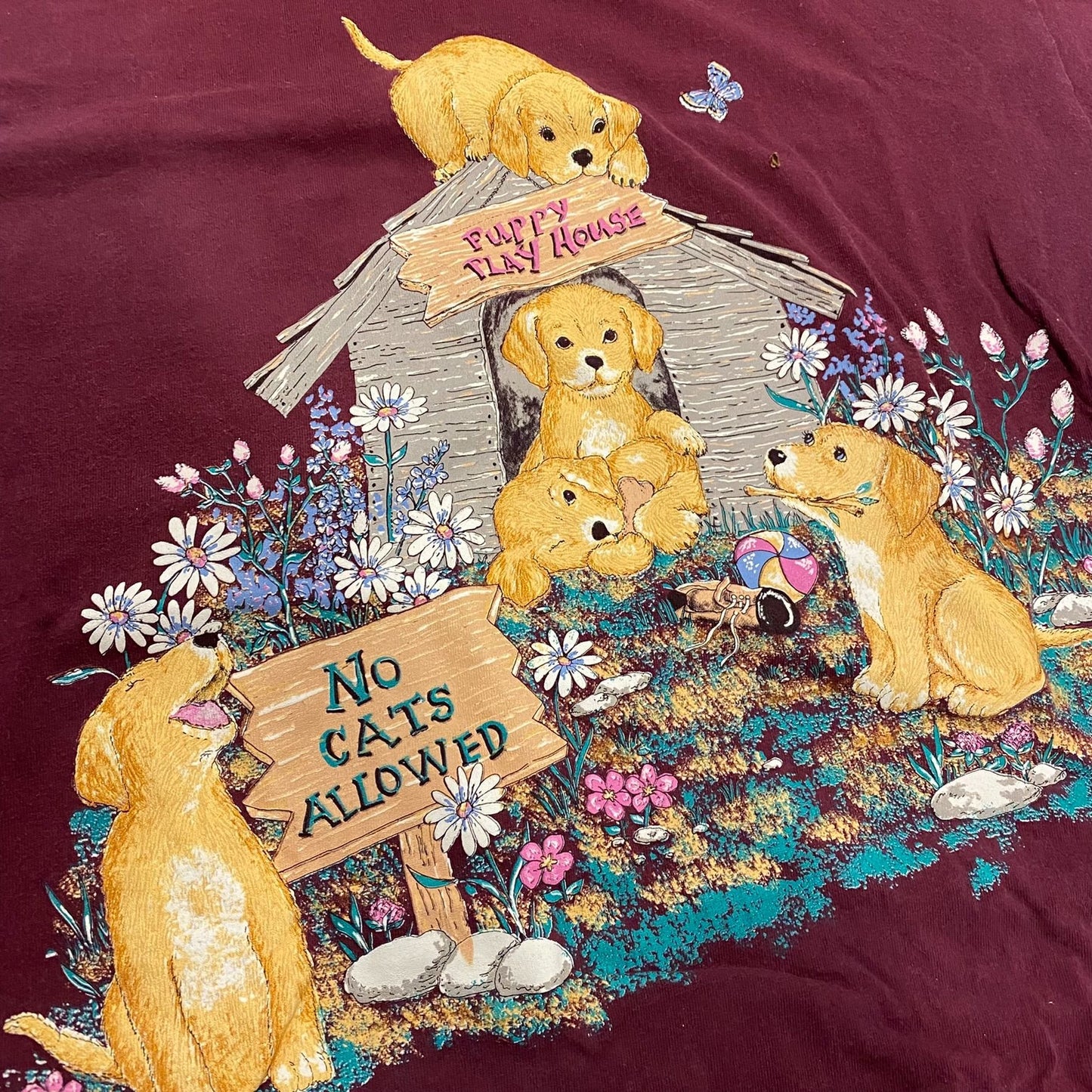 Puppy Dog House Vintage T-Shirt