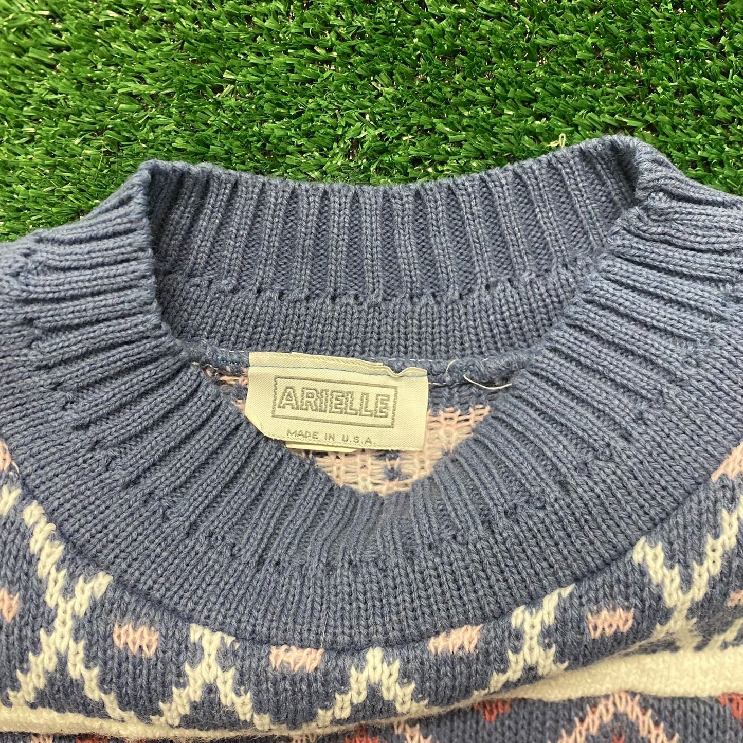 Needlework Vintage 90s Knit Crewneck Sweater
