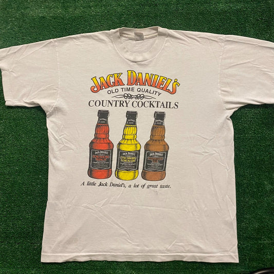 Jack Daniels Whiskey Vintage 90s Alcohol T-Shirt