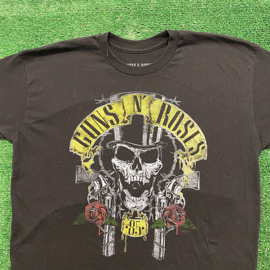 Guns N' Roses Skull Vintage Band T-Shirt