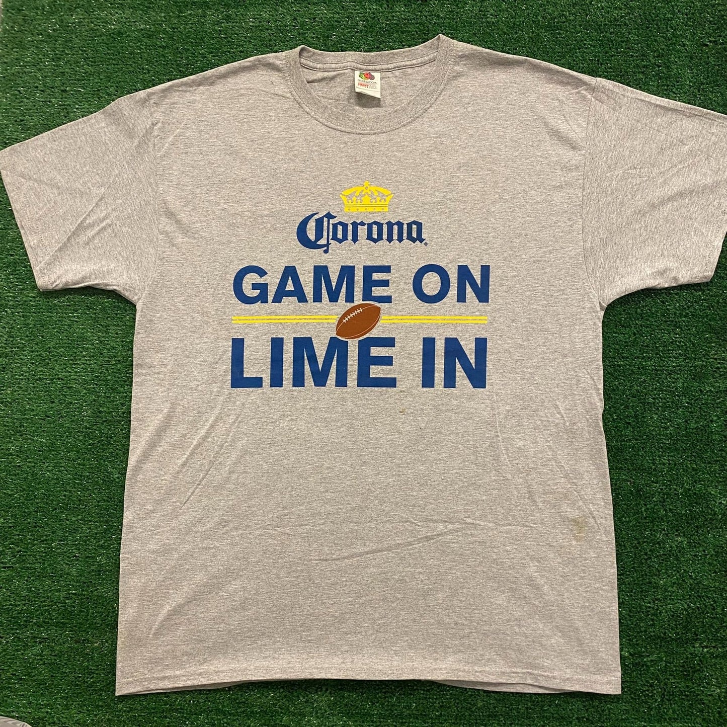 Corona NFL Football Vintage Beer T-Shirt