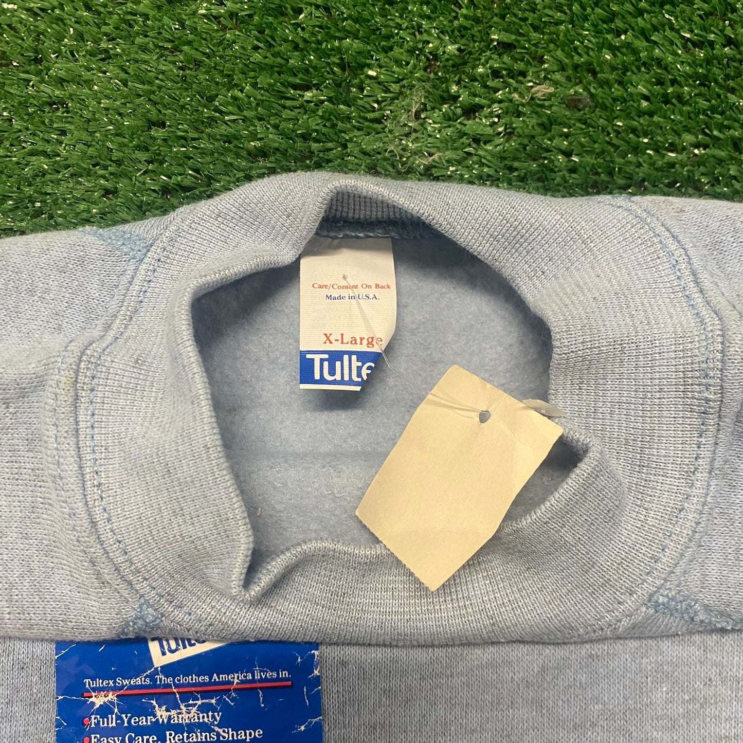 Light Blue Vintage 90s Crewneck Sweatshirt