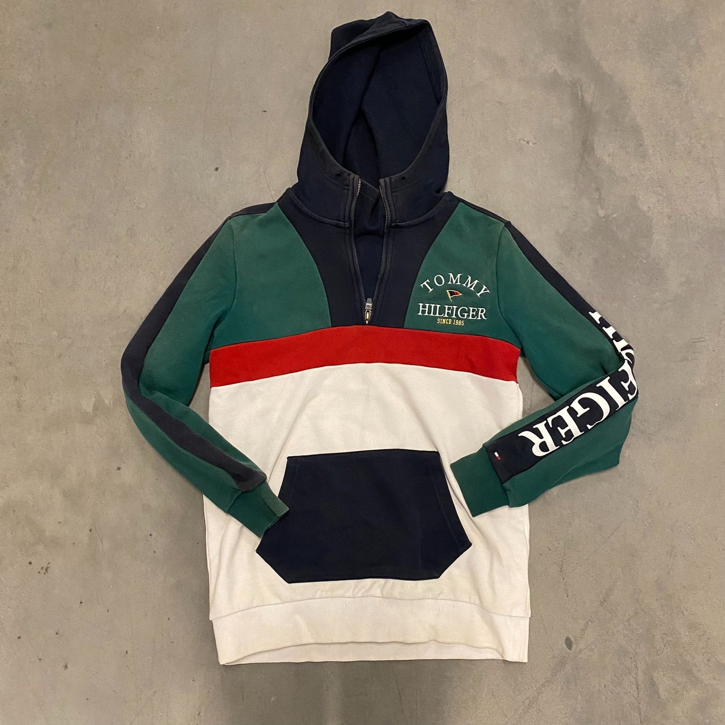 Tommy Colorblock Hoodie Agent Thrift
