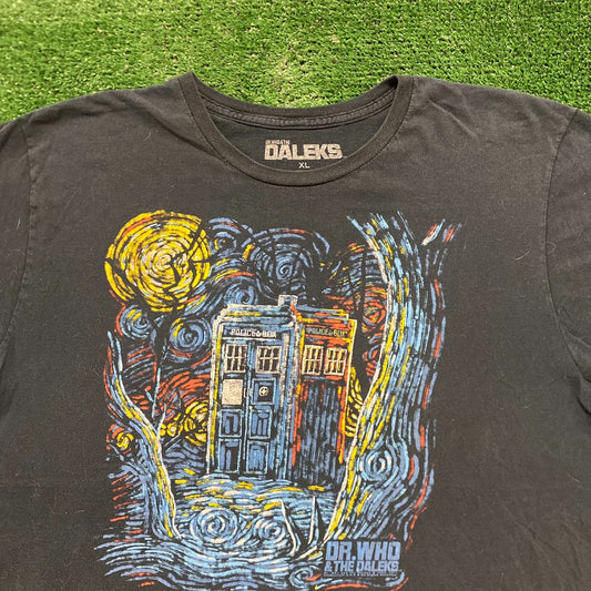 Dr. Who Van Gogh Painting Vintage T-Shirt