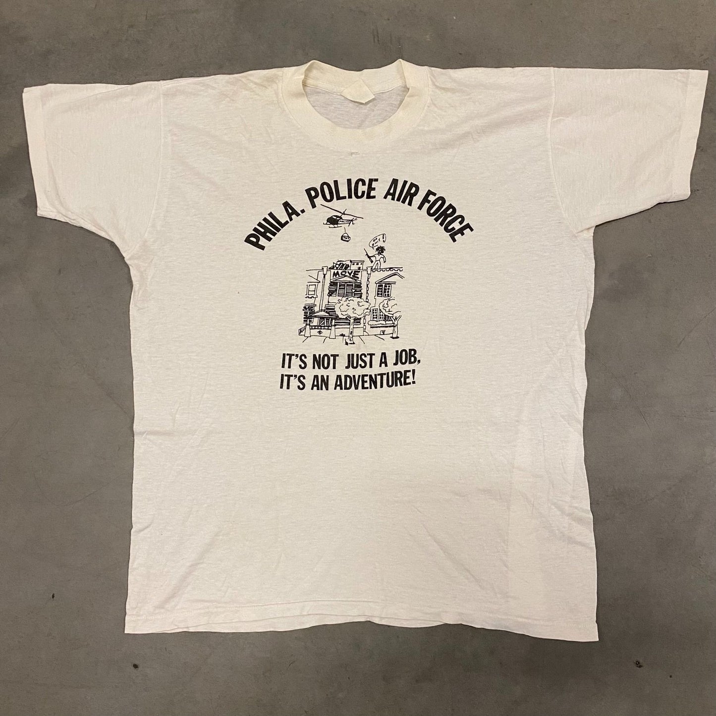 Police Air Force Vintage 80s T-Shirt