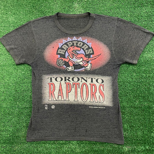 Vintage 90s Essential Toronto Raptors Basketball Single Stitch T-Shirt
