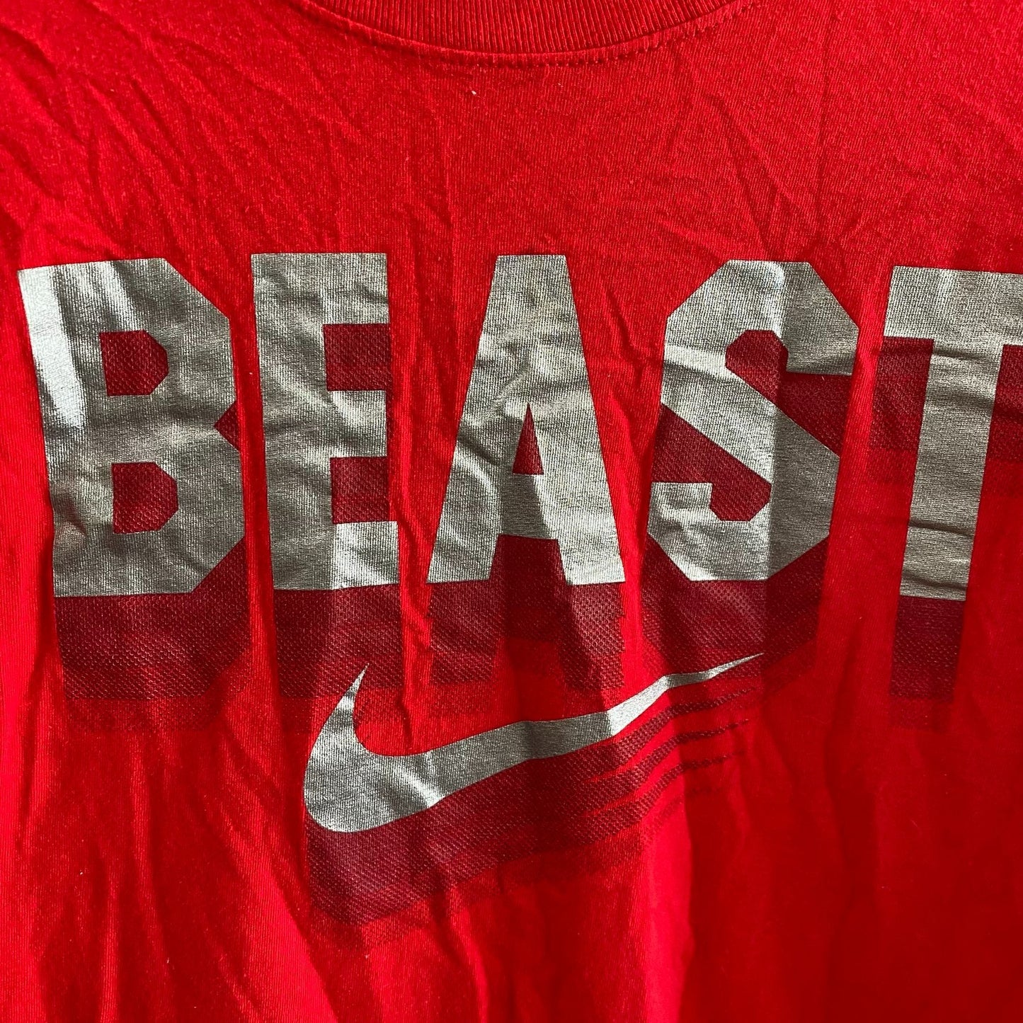 Red Nike Beast S/S Tee