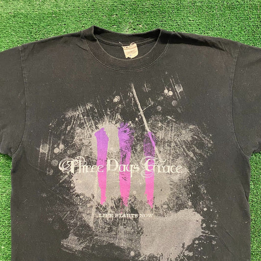 Three Days Grace Vintage Metal Band T-Shirt