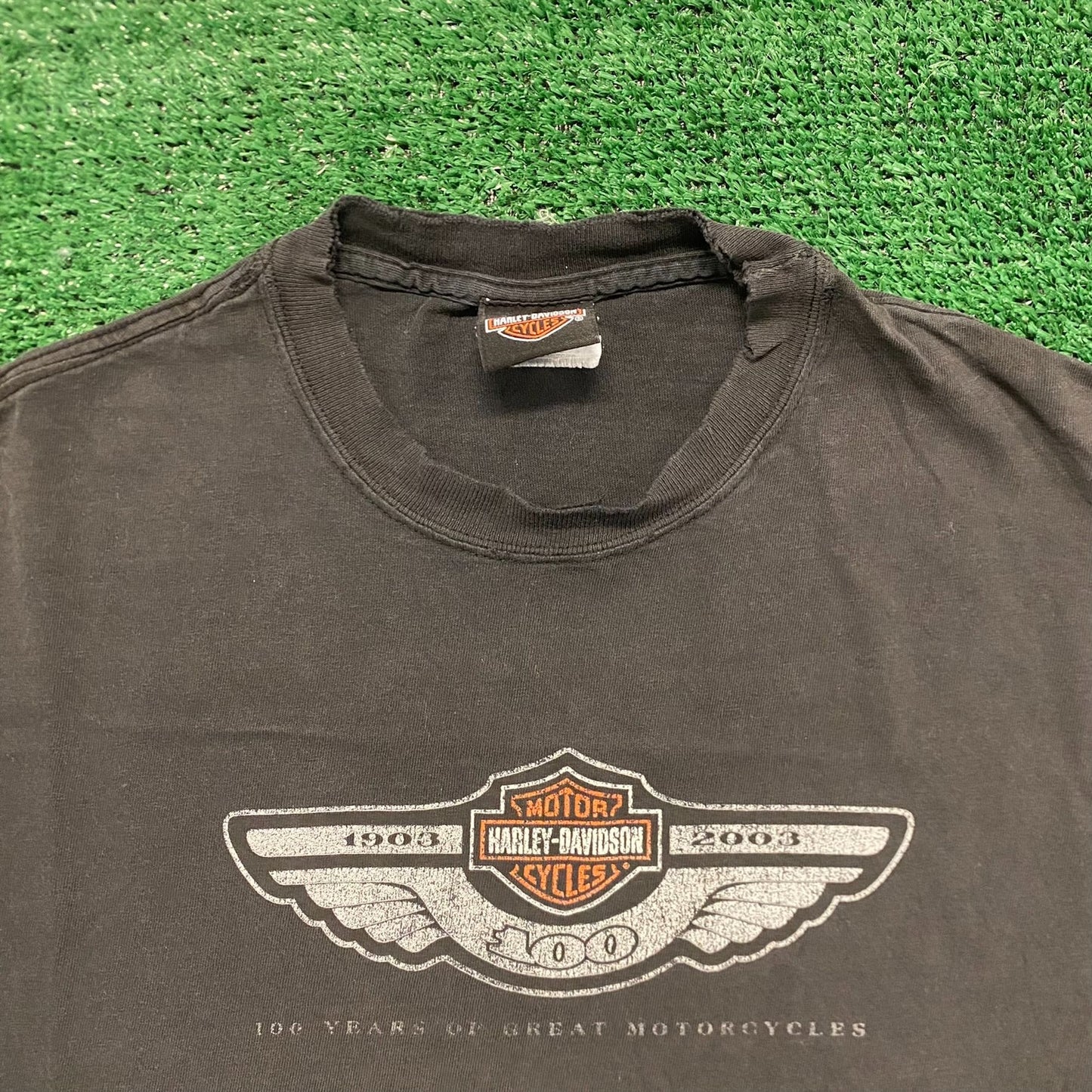 Harley Davidson Motorcycles Wings Vintage Biker T-Shirt