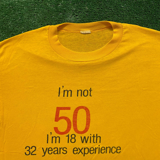 Old Age Vintage 80s Humor T-Shirt