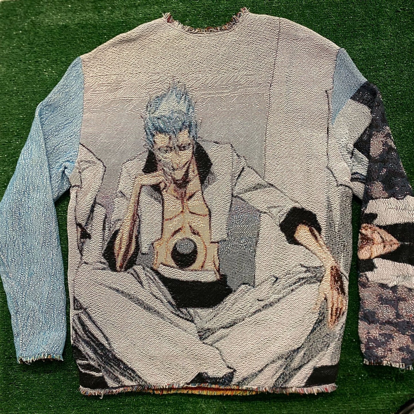 Bleach Vintage Anime Manga Tapestry Sweater