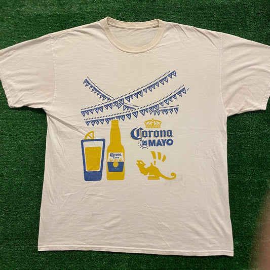 Corona Cinco de Mayo Vintage Party Beer T-Shirt