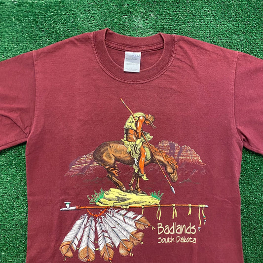 Badlands South Dakota Vintage Native Western T-Shirt