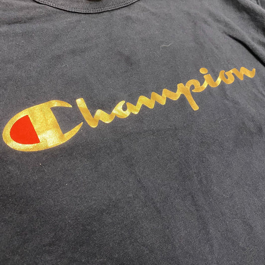 Champion Gold Navy Vintage T-Shirt