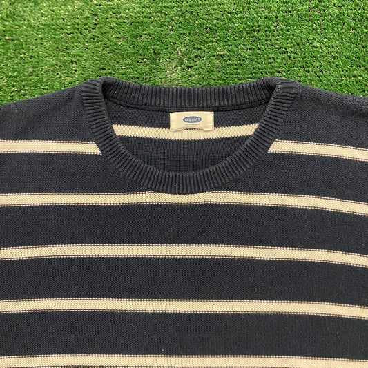 Old Navy Basic Striped Crewneck Sweater