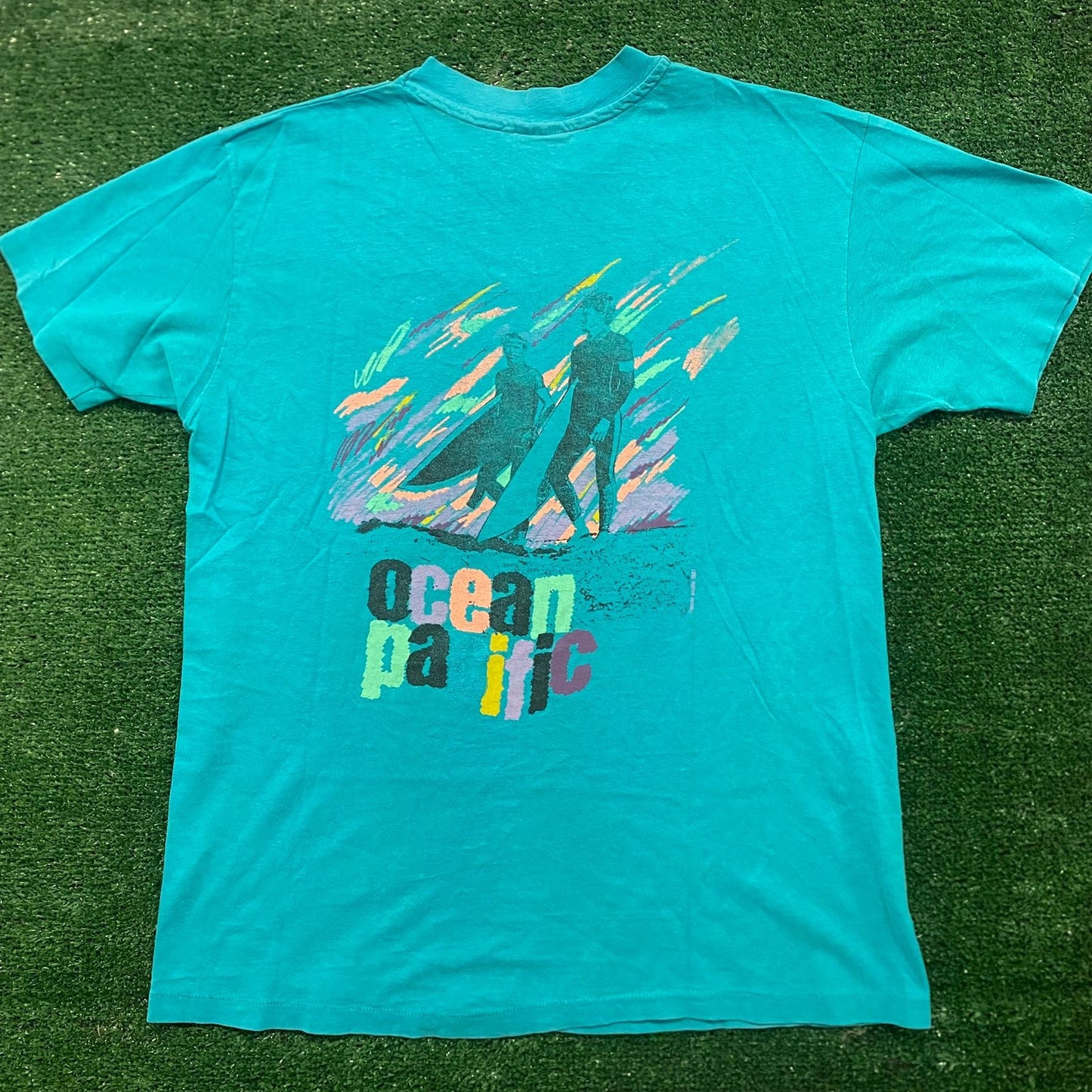 Ocean Pacific Vintage 80s Skater Surf T-Shirt