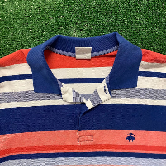 Brooks Brothers Striped Vintage Preppy Polo Shirt