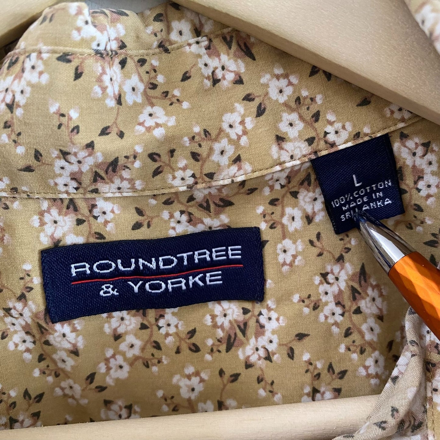 Roundtree & Yorke Floral S/S Shirt