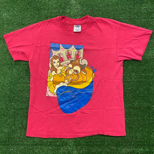 Beauty and the Beast Vintage 90s Movie T-Shirt