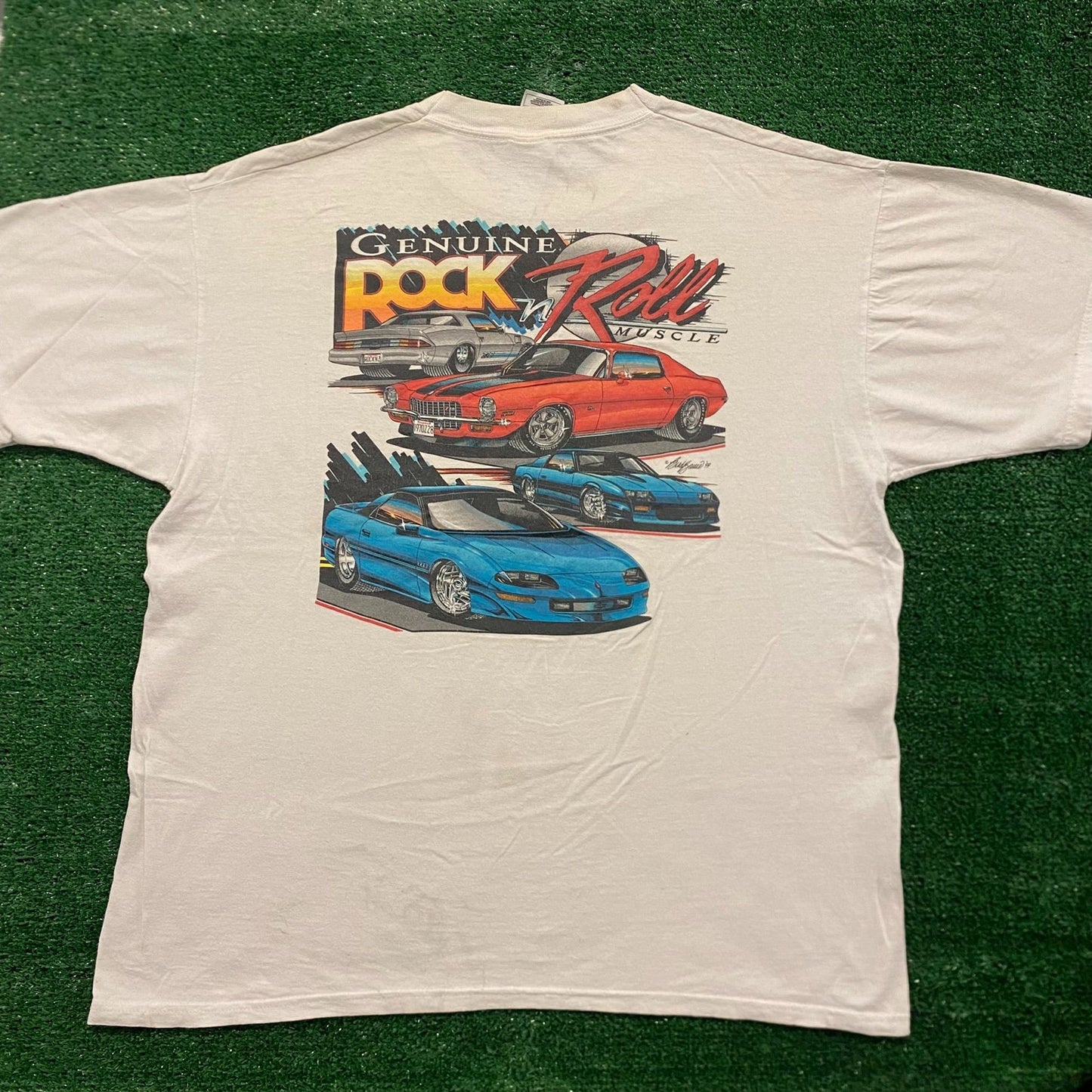 Chevy Camaro Vintage 90s Cars Racing T-Shirt