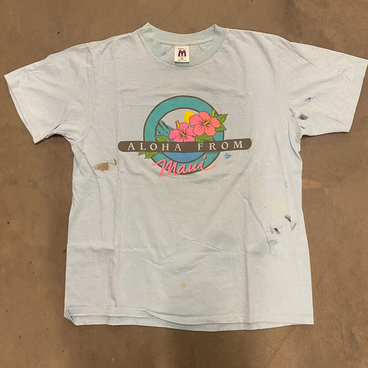 Maui Hawaii Floral Vintage T-Shirt