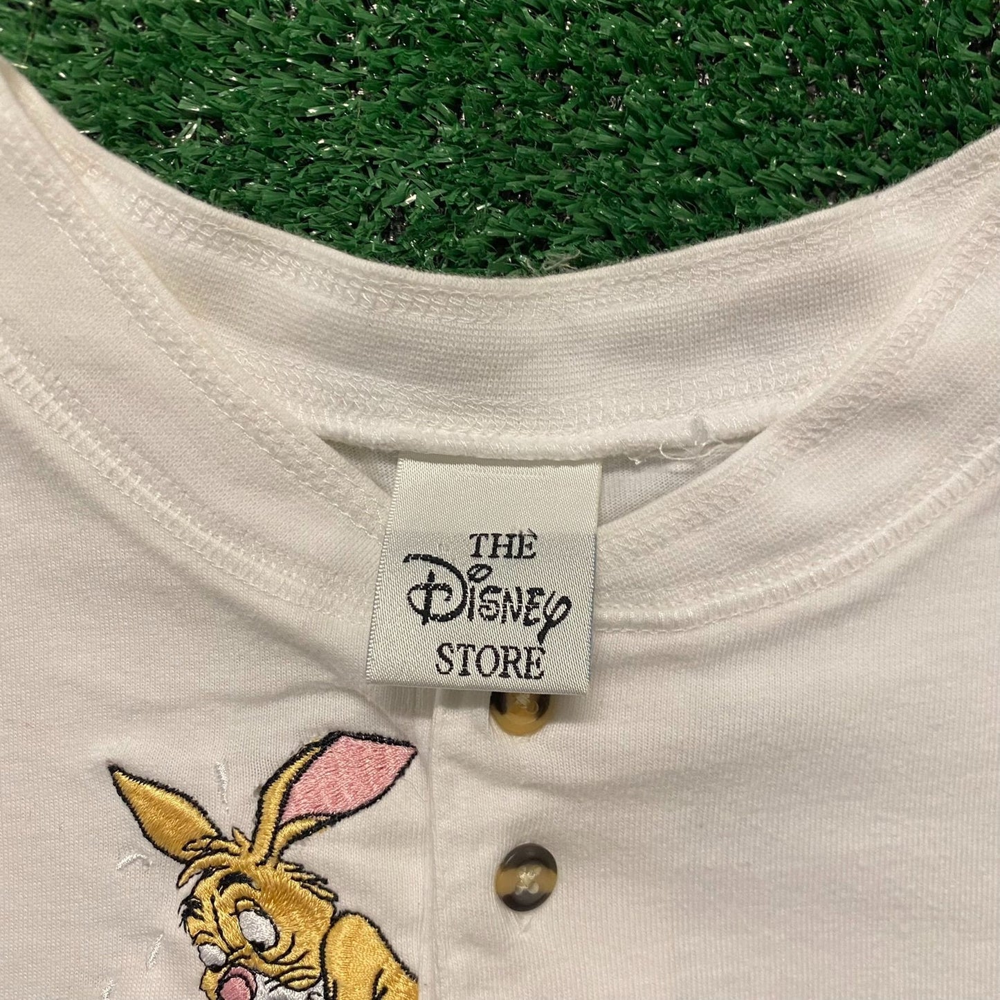 Winnie the Pooh Vintage Cartoon Movie Henley T-Shirt
