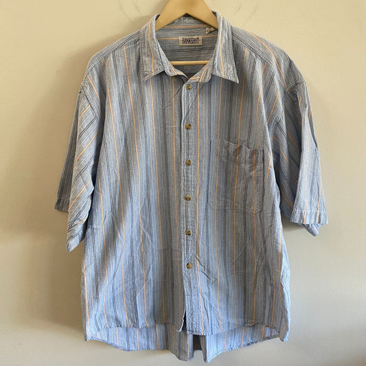 Bankshot Blue Striped S/S Shirt