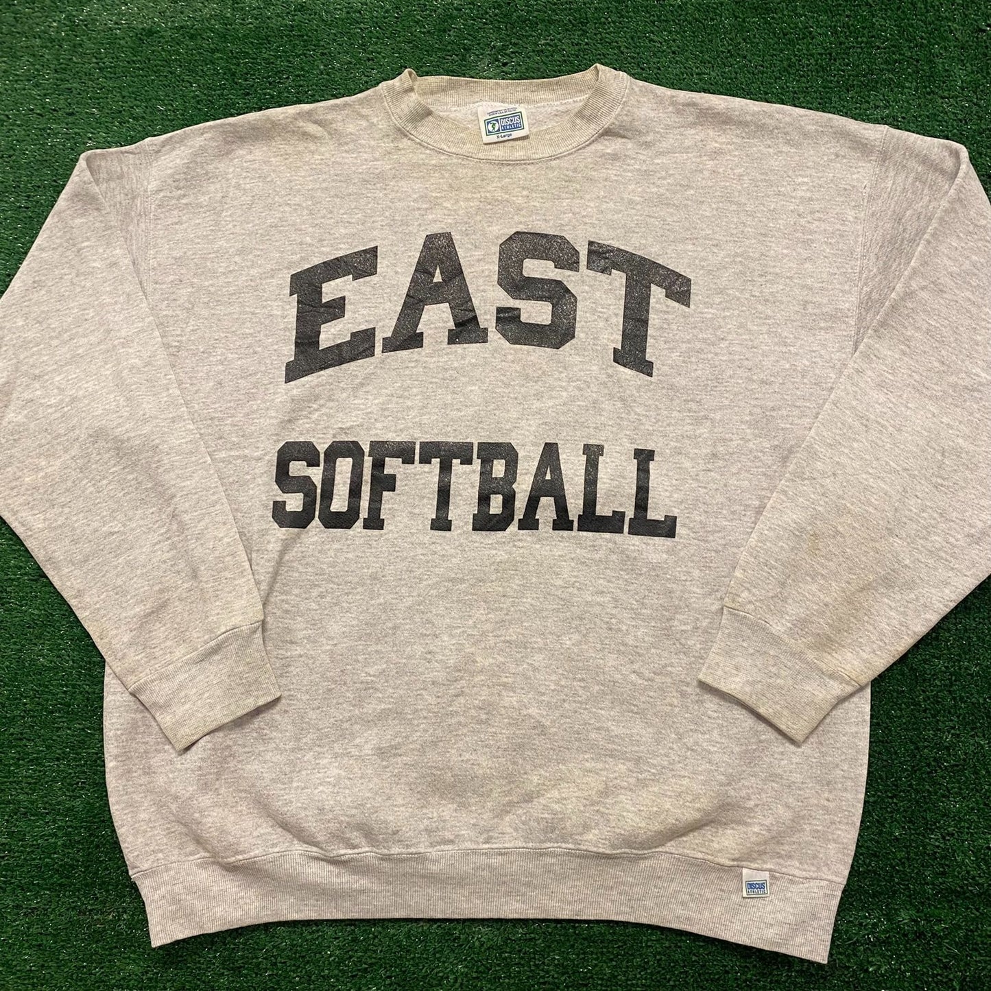 Softball Vintage 80s Crewneck Sweatshirt