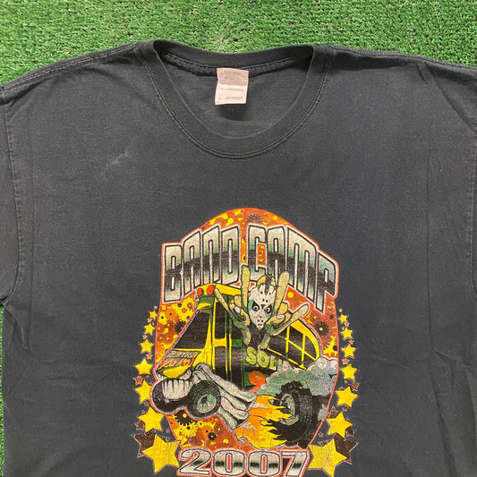 Vintage Y2K Band Camp Metal Rock Band Concert T-Shirt