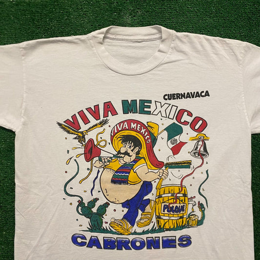 Mexico Vintage 90s Drunk Beach Vacation T-Shirt