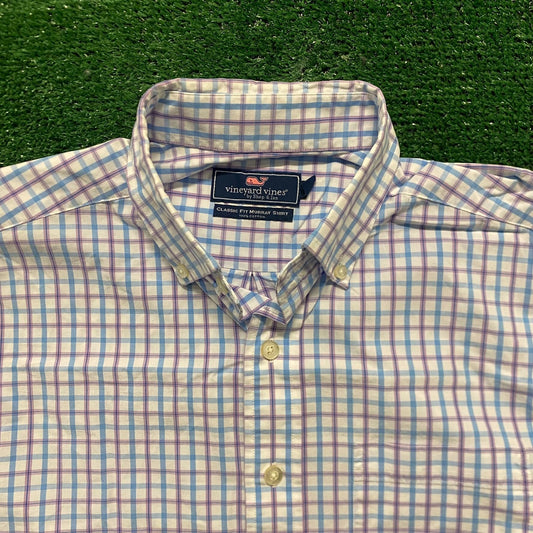 Vineyard Vines Plaid Preppy Button Up Murray Shirt