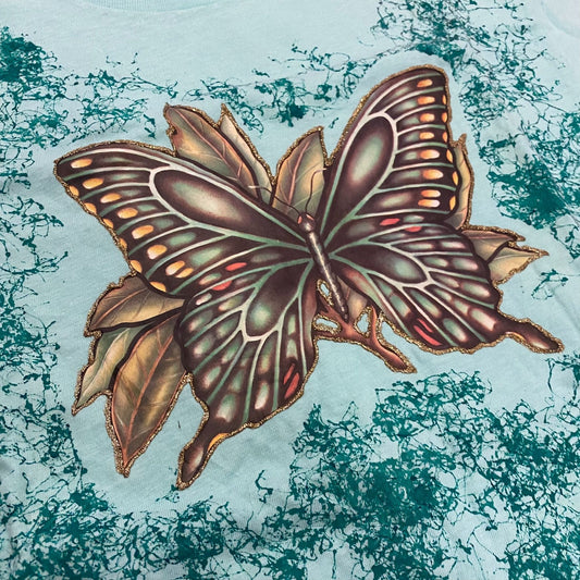 Mint Butterfly Vintage T-Shirt