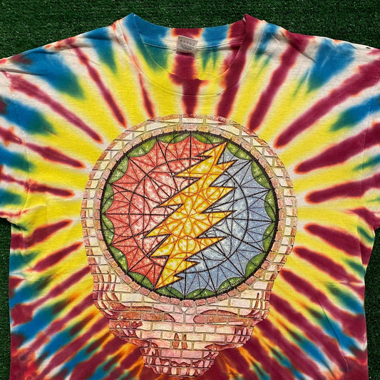 Grateful Dead Stained Glass Vintage 90s T-Shirt