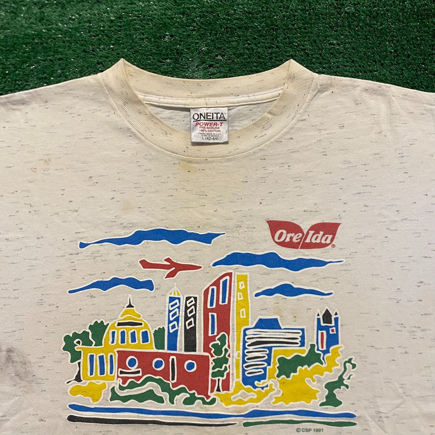 Ore-Ida City Vintage 90s Food T-Shirt