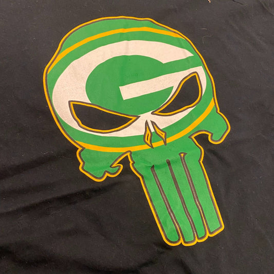 Green Bay Packers Skull T-Shirt