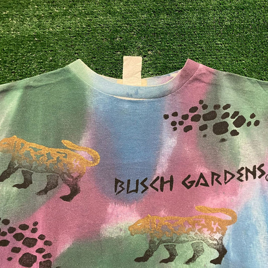 Busch Gardens Vintage 90s Nature Animals T-Shirt