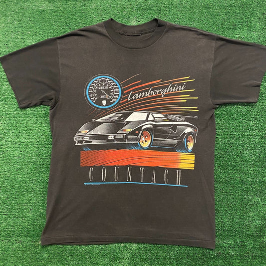 Lamborghini Countach Vintage 90s Racing T-Shirt