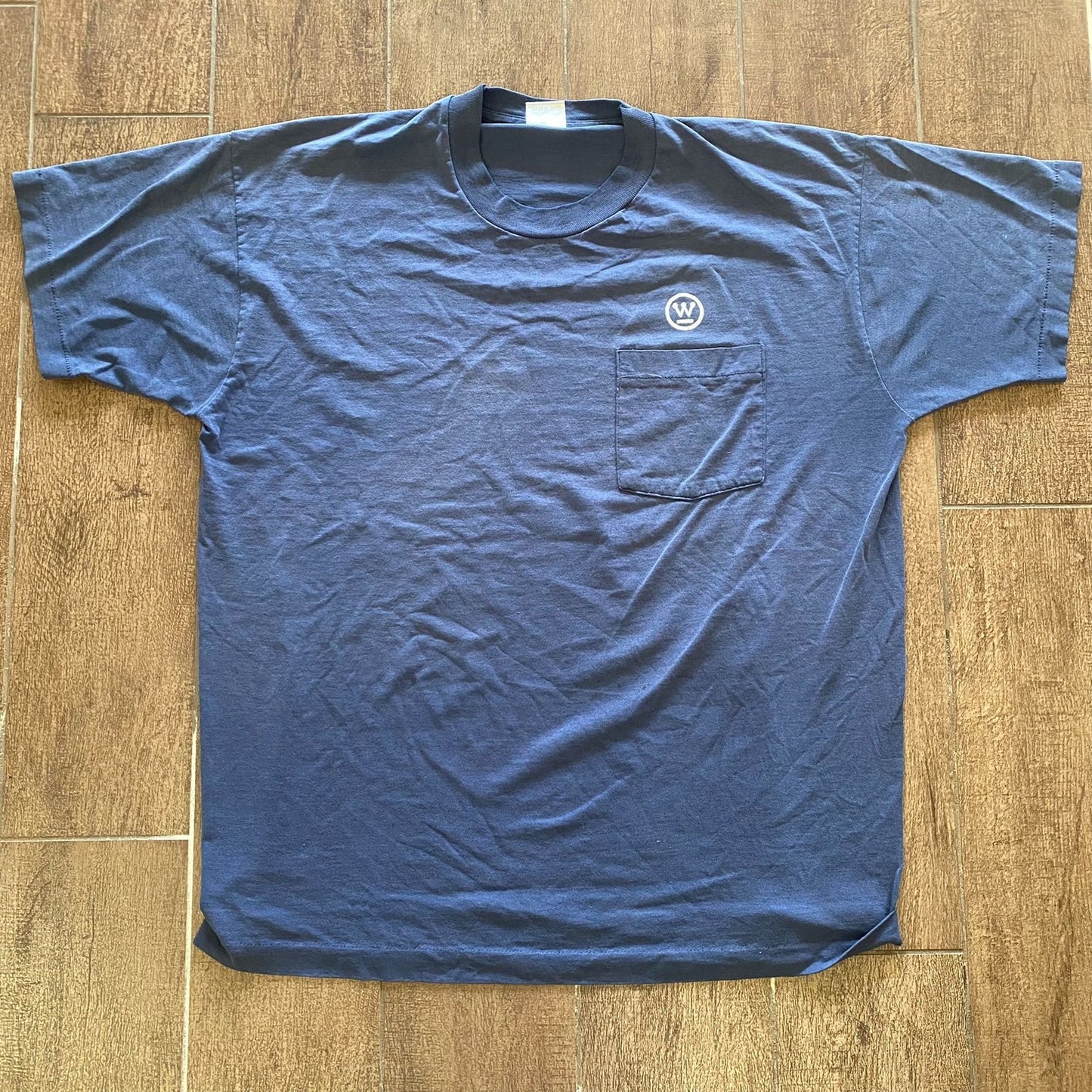 Navy Vintage Blank T-Shirt