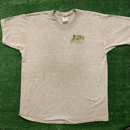 Aliens Vintage Painted Grunge Workwear T-Shirt