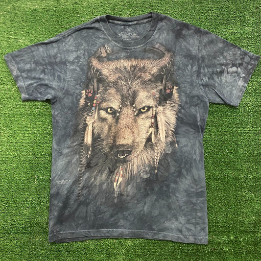 Native Wolf Vintage Nature Animals T-Shirt