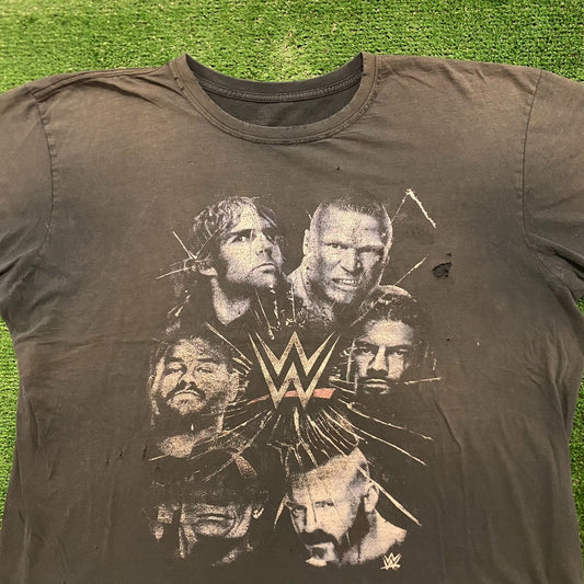 WWE WrestleMania Wrestlers Vintage Wrestling T-Shirt