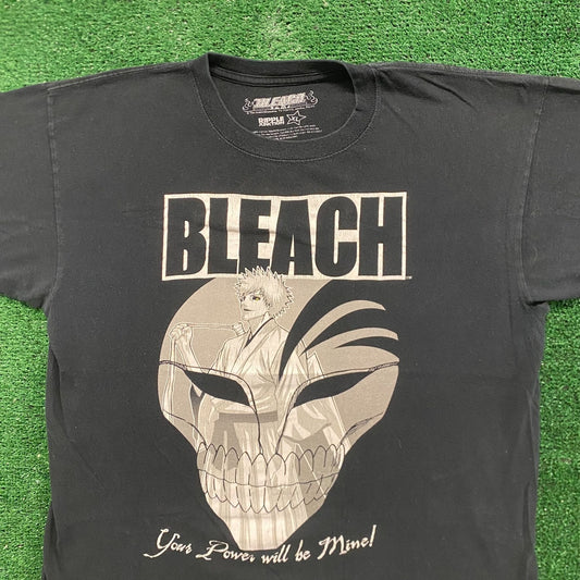 Bleach Skull Vintage Anime Manga T-Shirt