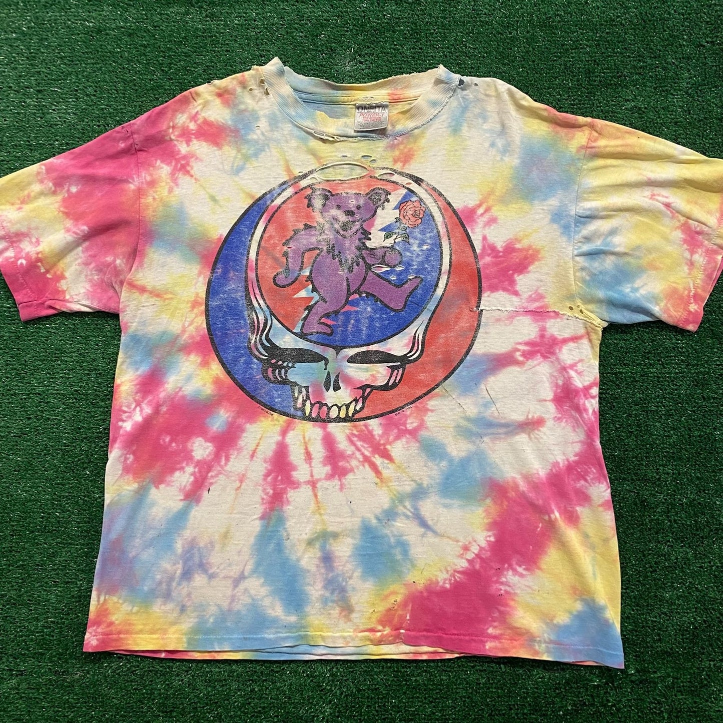 Grateful Dead Skull Bear Vintage Band T-Shirt