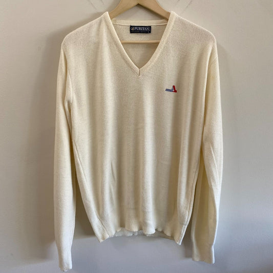 Puritan Vintage V-Neck Sweater