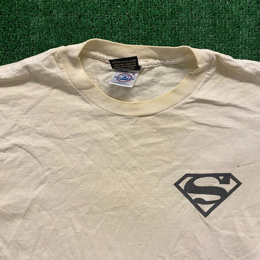 Superman Vintage Comic Superhero T-Shirt