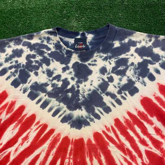 USA Tie Dye Vintage Hippie Skater T-Shirt