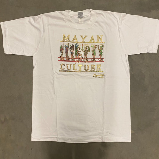 Vintage 90s Ancient Mayan Cozumel Mexico Tourist T-Shirt