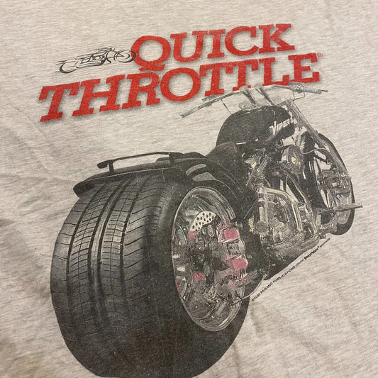 Quick Throttle Vintage Biker T-Shirt