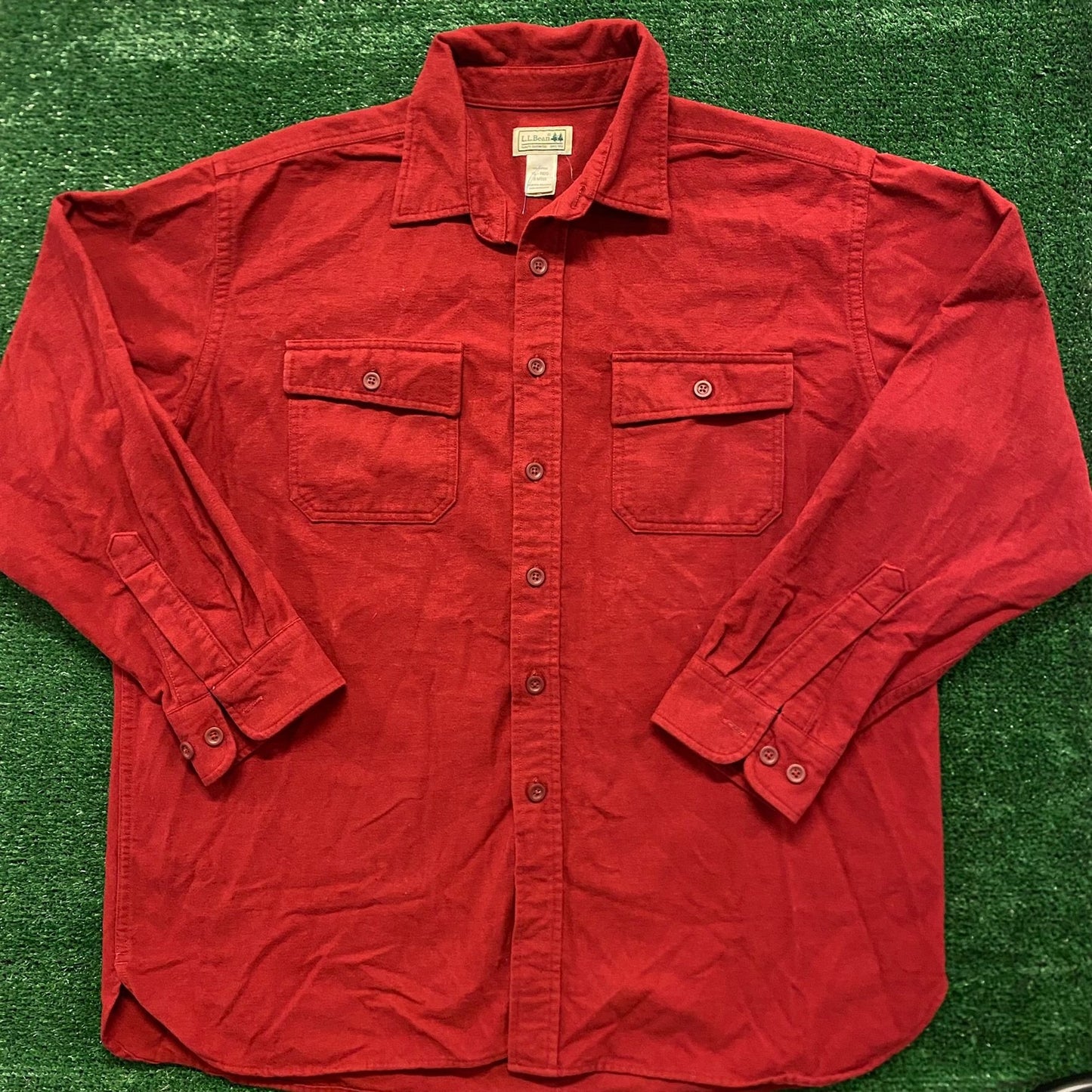 LL Bean Vintage Flannel Work Shirt