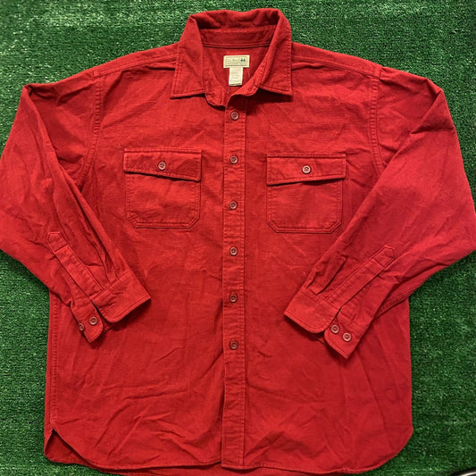 LL Bean Vintage Flannel Work Shirt